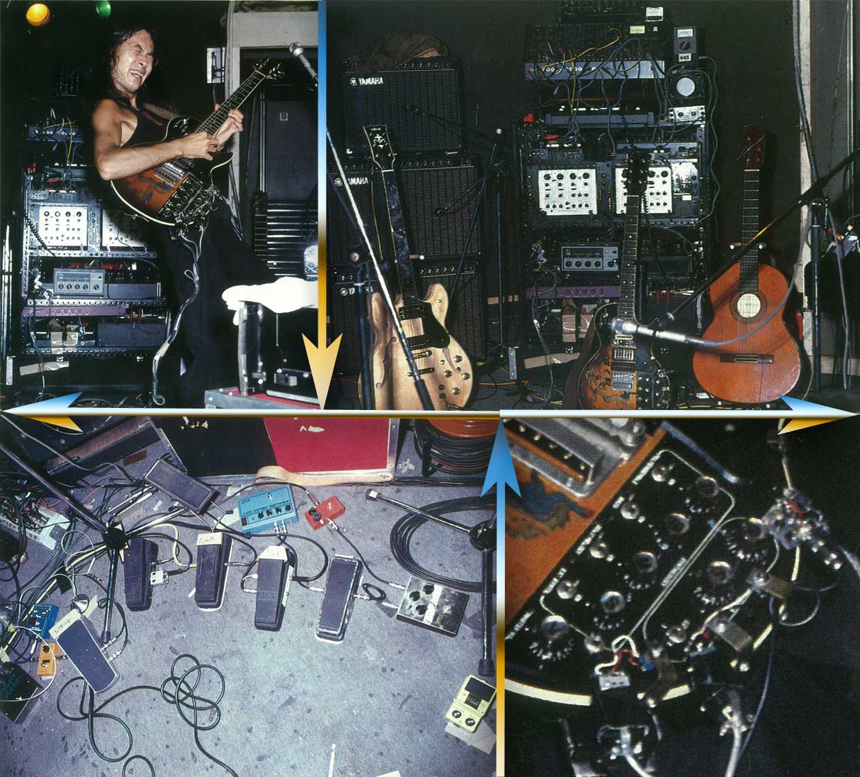 Ryo's GS setup for Pitt-Inn Live in 1980